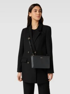 Liu Jo White Umhängetasche Mit Label-Applikation Modell 'Caliwen' - Schwarz