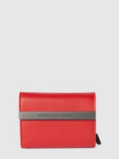 Porsche Design Kartenetui Aus Leder - Hellrot