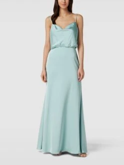 Laona Abendkleid Mit Wasserfall-Ausschnitt - Mint