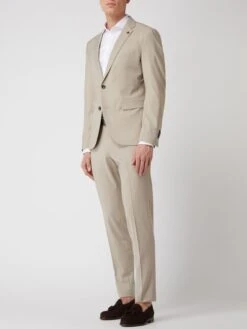Cinque Regular Fit 2-Knopf-Sakko Mit Schurwoll-Anteil Modell 'Cimonopoli' - Sand
