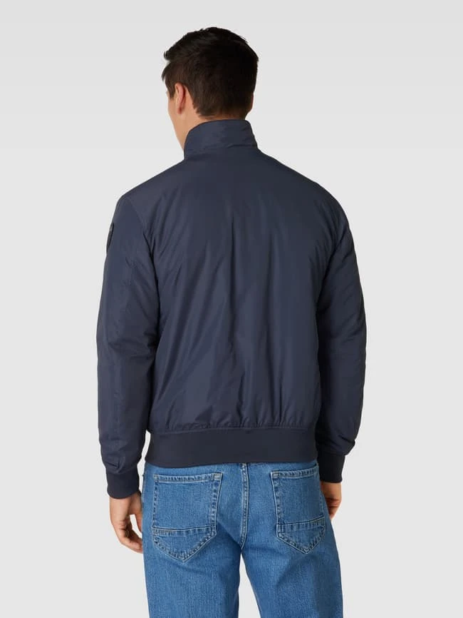 Blauer Usa Jacke Mit Stehkragen Modell 'GIUBBINI CORTI IMBOTTITO' - Marineblau 7 Blauer Usa Jacke Mit Stehkragen Modell 'GIUBBINI CORTI IMBOTTITO' - Marineblau – Bild 5