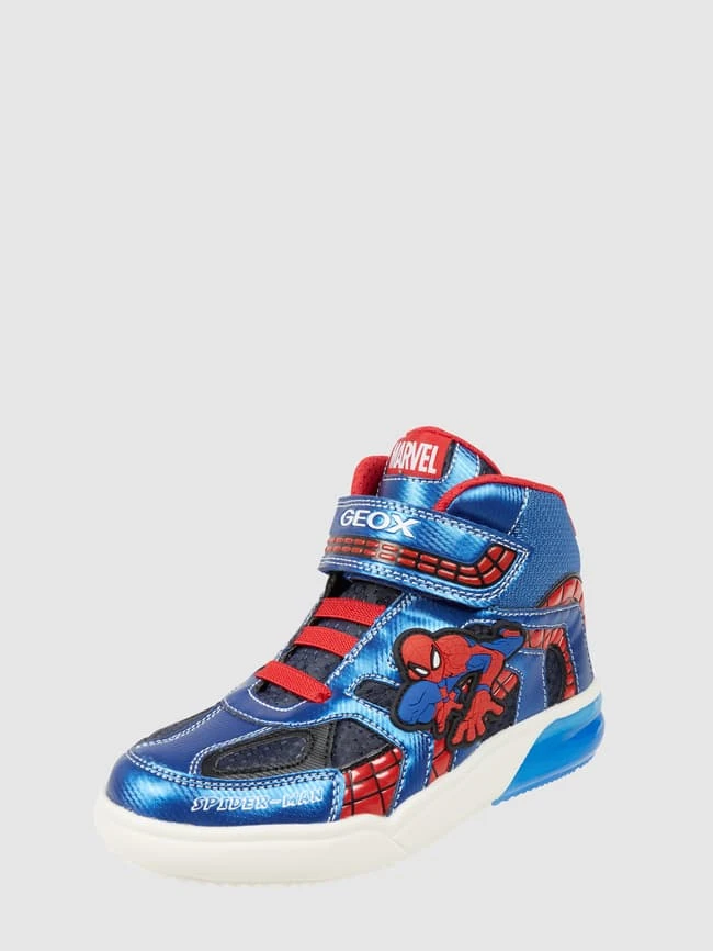 Geox High Top Sneaker Mit 'Spider-Man'-Print Modell 'Grayjay' - Blau 3 Geox High Top Sneaker Mit 'Spider-Man'-Print Modell 'Grayjay' - Blau