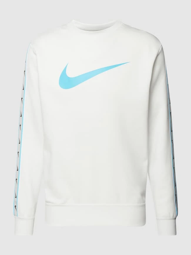 Nike Sweatshirt Mit Rundhalsausschnitt Modell 'REPEAT' - Weiß 4 Nike Sweatshirt Mit Rundhalsausschnitt Modell 'REPEAT' - Weiß – Bild 2