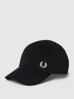 Fred Perry Basecap Mit Logo-Stitching - Schwarz