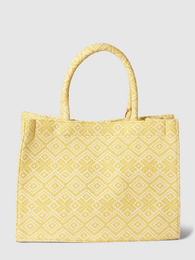 Anokhi Tote Bag Mit Allover-Muster - Gelb 7 Anokhi Tote Bag Mit Allover-Muster - Gelb – Bild 5