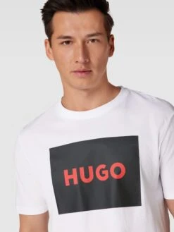HUGO T-Shirt Mit Label-Print Modell 'DULIVE222' - Weiß -Guesi Bekleidung Geschaft 993j2i2a657jachh9d642c2j9t7kaipl8p5k6gig8t5kcc1k6h744kqi9d930iqi9kr38hik6t9j8d1g8p3j4e366cpj6d3261gjadhk68s3eohj64qmap366ss3cdr3clj68co