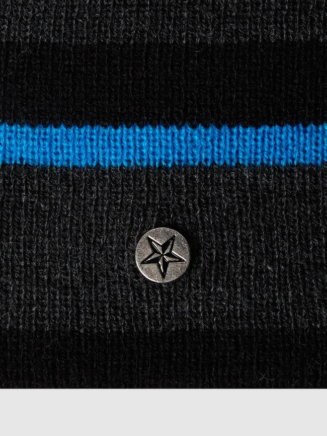 Müller Headwear Mütze Mit Streifenmuster - Schwarz 4 Müller Headwear Mütze Mit Streifenmuster - Schwarz – Bild 2