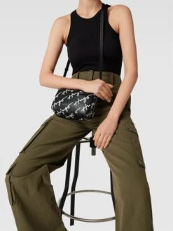 HUGO Umhängetasche Mit Label-Print Modell 'Chris' - Schwarz