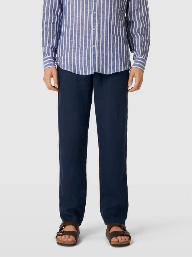 MCNEAL Regular Fit Stoffhose Mit Französischen Eingrifftaschen - Marineblau 6 MCNEAL Regular Fit Stoffhose Mit Französischen Eingrifftaschen - Marineblau – Bild 4