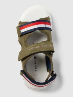 T.Hilfiger Kids Shoes Sandalen Mit Label-Details Modell 'STRIPES VELCRO SANDAL MIL' - Khaki -Guesi Bekleidung Geschaft 99a56h9l8544ujik8cp4qdi8a1a32ka2714j4k2l91b4uja39144sl226d4l8i9ia54l2kig892kokaj693jgchoc4s30d1j6sq3ae1k6hj32e9j6kr3aphpc9j62o9g74r3eoo