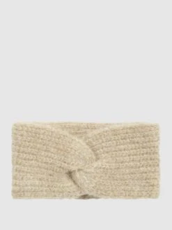 MOSS COPENHAGEN Stirnband Mit Alpaka-Anteil Modell 'Kimma' - Beige Meliert