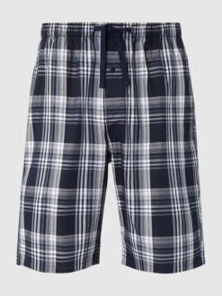 Schiesser Pyjamashorts Mit Taschen - Dunkelblau