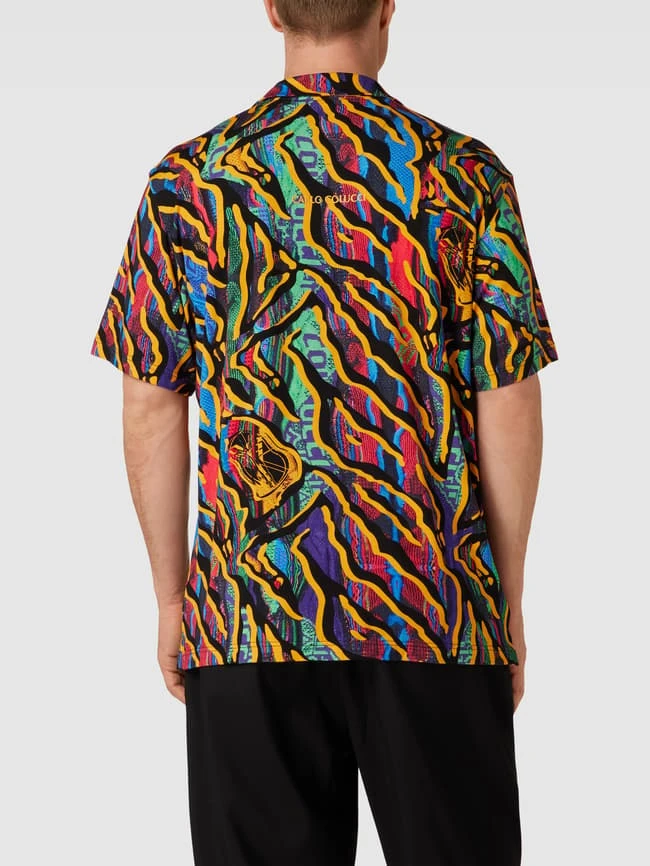 CARLO COLUCCI Freizeithemd Mit Allover-Muster - Schwarz 7 CARLO COLUCCI Freizeithemd Mit Allover-Muster - Schwarz – Bild 5