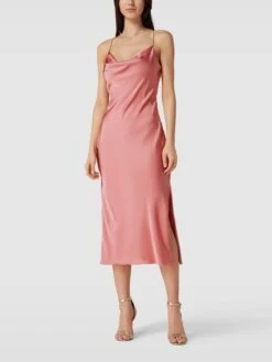 Unique Cocktailkleid In Wickel-Optik - Pink