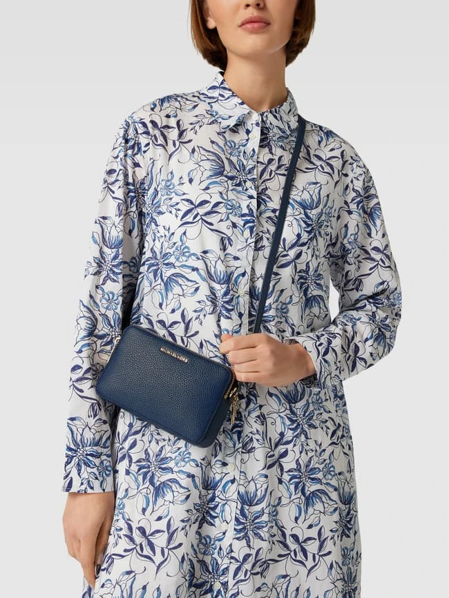 MICHAEL Michael Kors Crossbody Bag Mit Label-Detail Modell 'JET SET' - Marineblau 3 MICHAEL Michael Kors Crossbody Bag Mit Label-Detail Modell 'JET SET' - Marineblau