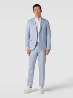 Cinque 2-Knopf-Sakko Mit Reverskragen Modell 'Data' - Bleu