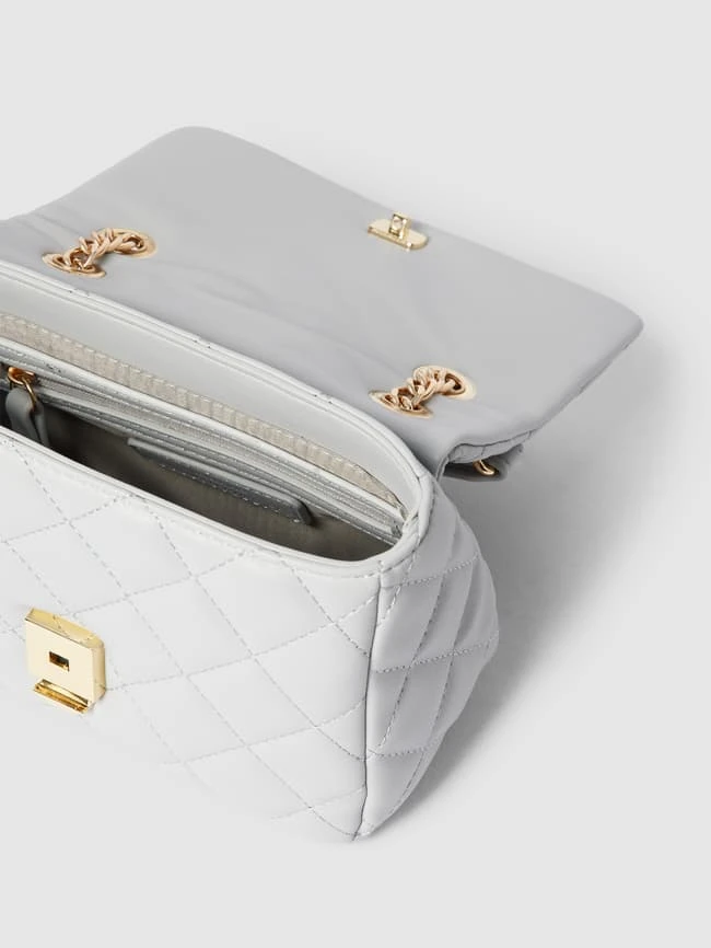 VALENTINO BAGS Handtasche Mit Steppnähten Modell 'OCARINA PATTINA' - Hellgrau 5 VALENTINO BAGS Handtasche Mit Steppnähten Modell 'OCARINA PATTINA' - Hellgrau – Bild 3