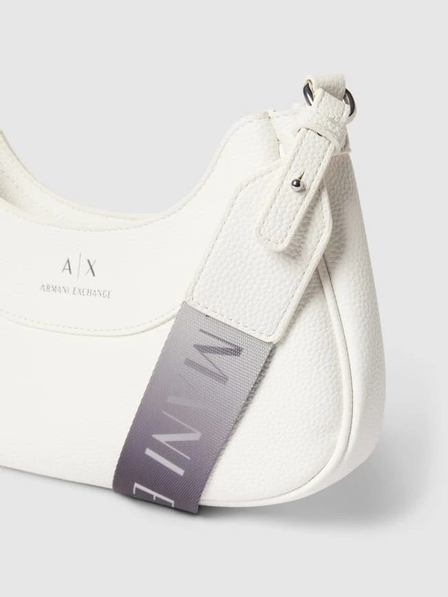 ARMANI EXCHANGE Handtasche Mit Label-Detail Modell 'WAVE' - Weiß 5 ARMANI EXCHANGE Handtasche Mit Label-Detail Modell 'WAVE' - Weiß – Bild 3
