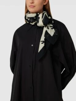Marc O'Polo Schal Mit Allover-Muster - Schwarz