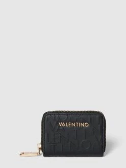 VALENTINO BAGS Portemonnaie Mit Allover-Logo - Schwarz
