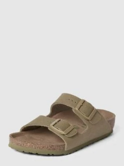 Birkenstock Sandalen Mit Dornschließen Modell 'Arizona' - Khaki