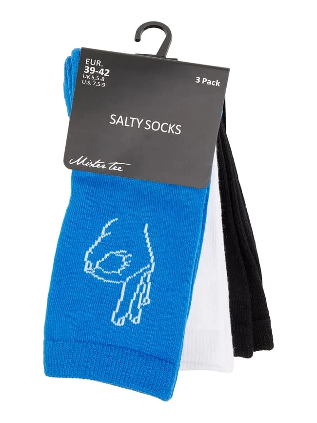 Mister Tee Socken Mit Stretch-Anteil Im 3er-Pack - Royalblau 4 Mister Tee Socken Mit Stretch-Anteil Im 3er-Pack - Royalblau – Bild 2