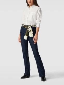 Marc O'Polo Schal Mit Allover-Muster - Olivgrün