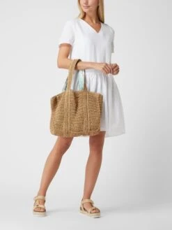 Barts Shopper Aus Papierstroh Modell 'Boryn' - Camel