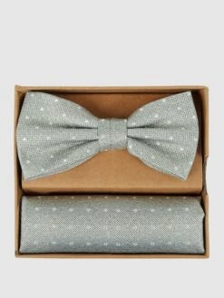 Prince Bowtie Fliege Und Einstecktuch Im Set - Lindgrün