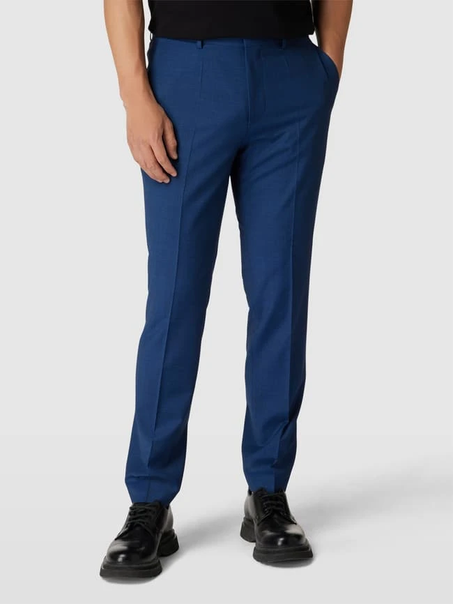 HUGO Anzughose Mit Französischen Eingrifftaschen Modell 'Hesten' - Royalblau 6 HUGO Anzughose Mit Französischen Eingrifftaschen Modell 'Hesten' - Royalblau – Bild 4