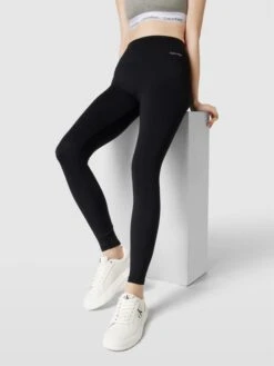 Calvin Klein Jeans Sneaker Aus Leder Modell 'CHUNKY CUPSOLE LACEUP MON' - Weiß