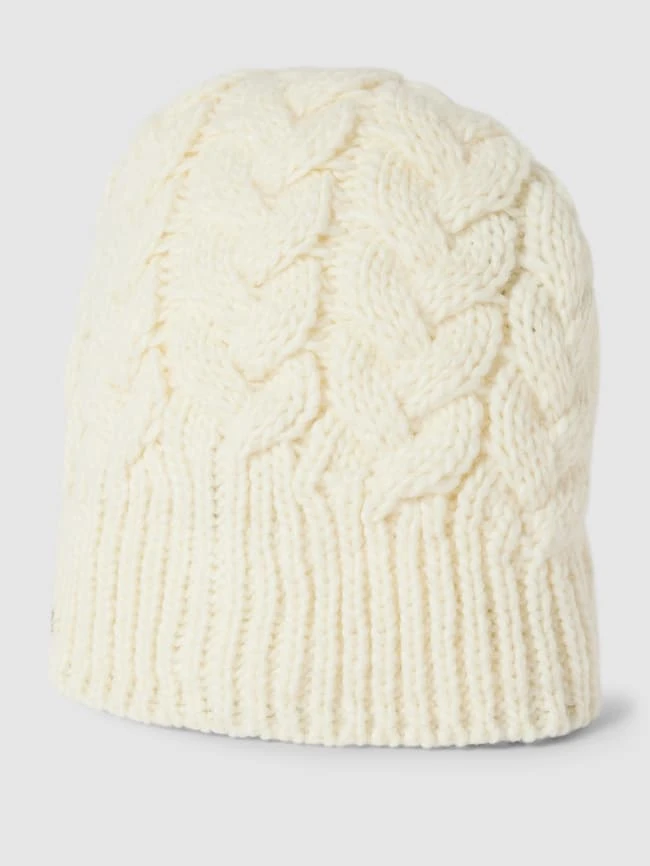 Seeberger Beanie Mit Zopfmuster Modell 'Beanie Mit Zopfstrickmuster' - Offwhite 3 Seeberger Beanie Mit Zopfmuster Modell 'Beanie Mit Zopfstrickmuster' - Offwhite