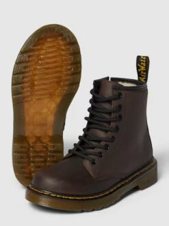 Dr. Martens Boots Mit Label-Details Modell '1460 Serena' - Dunkelbraun -Guesi Bekleidung Geschaft 9gs32jqga1ak6j269cokcki46t8kojij9gsj8jhn6p43gja261148h2f84r46li99p2l6i2j9t5lchq860o3cp356kom2dhg68rjidpk6gqjiohn75gmcdpn6kq6apj465ijepg