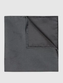 Blick Einstecktuch Aus Seide - Anthrazit