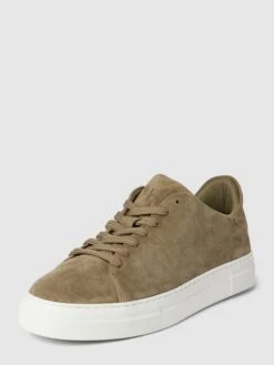 Selected Homme Sneaker Mit Schnürverschluss Modell 'DAVID' - Olivgrün