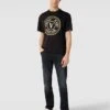 Versace Jeans Couture T-Shirt Mit Label-Print - Schwarz -Guesi Bekleidung Geschaft 9h2kciphap9l4h1gaorkilak9554uhpp756k6g9h8da30ga38l3j0c9l68pj6cqe6174uhal6l75ac1k9ko62cr168sj4eb474o3idpkchj62ohl61j3eeb46cq66p9hcdj34c8