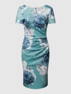 Swing Cocktailkleid Mit Floralem Muster - Türkis -Guesi Bekleidung Geschaft 9h2kge9oa1652h9l8l232d2i84r4qe1magol8c2g74s34kqh70p4me269l6j6ki86l73giqh6t4lak2i70o34c1i64r30dpl6gsjie9k6di6aohjcpi6cob361hm6eb36ssjepg