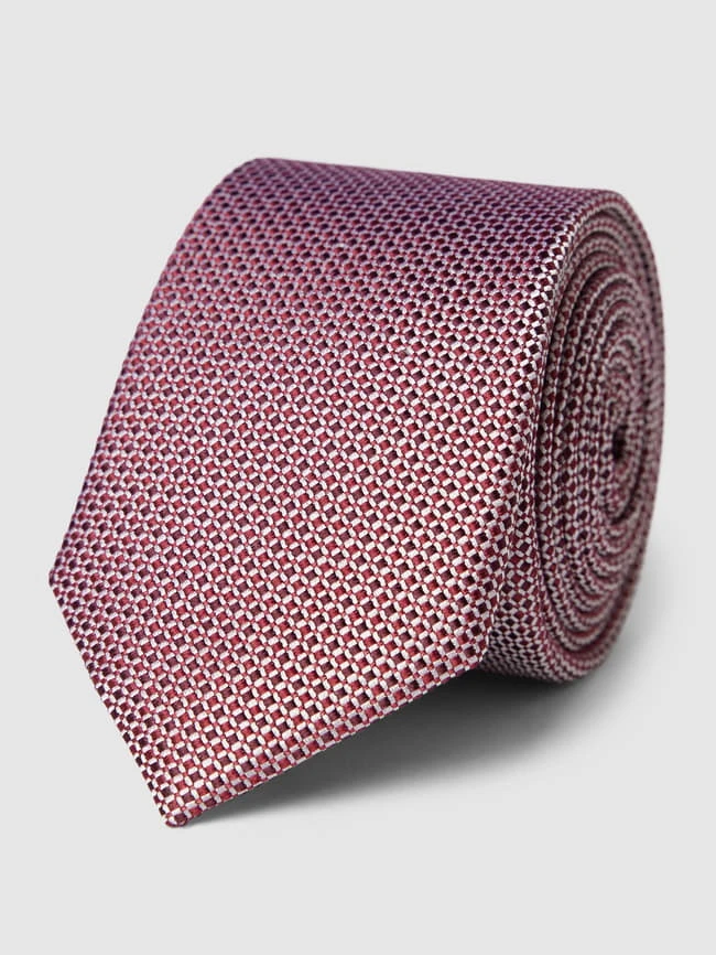 Prince Bowtie Krawatte Und Einstecktuch Im Set - Bordeaux Rot 4 Prince Bowtie Krawatte Und Einstecktuch Im Set - Bordeaux Rot – Bild 2