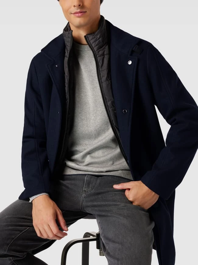 MCNEAL Mantel Mit Reverskragen - Dunkelblau 5 MCNEAL Mantel Mit Reverskragen - Dunkelblau – Bild 3