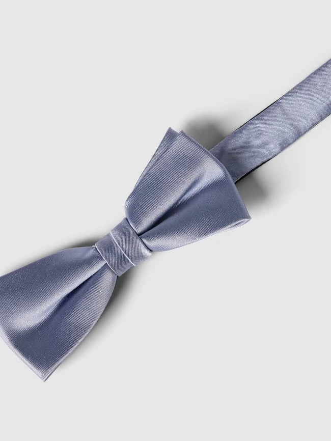 Willen Fliege Aus Seide - Blau Meliert 5 Willen Fliege Aus Seide - Blau Meliert – Bild 3