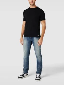 Lacoste Sneaker In Two-Tone-Machart Modell 'CLIP' - Schwarz