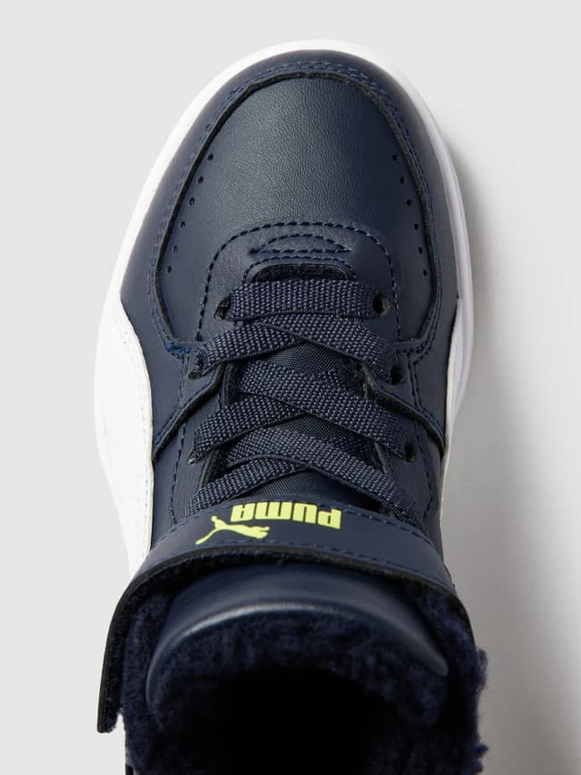 Puma High Top Sneaker Mit Futter Aus Teddyfell Modell 'JOY FUR' - Marineblau 6 Puma High Top Sneaker Mit Futter Aus Teddyfell Modell 'JOY FUR' - Marineblau – Bild 4