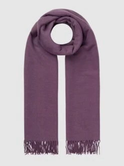 Kurt Beines Schal Mit Baumwoll-Anteil - Flieder