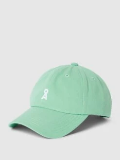 Armedangels Cap Mit Label-Stitching - Grün