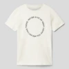 Tom Tailor T-Shirt Mit Statement-Print - Offwhite