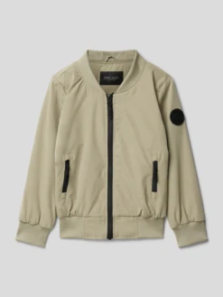 CARS JEANS Bomberjacke Mit Label-Badge - Schilf