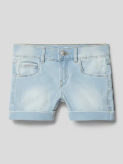 Name It Jeansshorts Mit Fixierten Beinumschlägen Modell 'SALLI' - Jeans