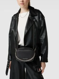 Calvin Klein Jeans Umhängetasche Mit Label-Details Modell 'SCULPTED' - Schwarz