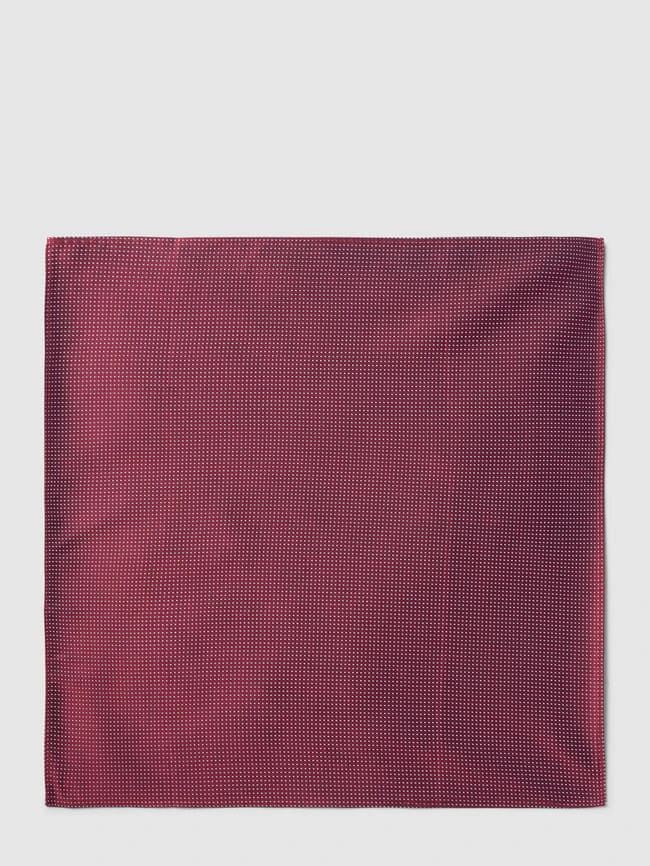 Willen Einstecktuch Mit Allover-Muster - Dunkelrot 5 Willen Einstecktuch Mit Allover-Muster - Dunkelrot – Bild 3