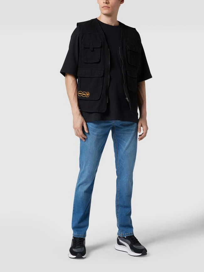 Christian Berg Men Slim Fit Jeans Mit Stretch-Anteil – Light Denim - Hellblau Meliert 3 Christian Berg Men Slim Fit Jeans Mit Stretch-Anteil – Light Denim - Hellblau Meliert